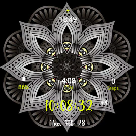 Mandala Watch Face L94