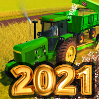 Village Tractor Drive 2021-Farm Offroad Sim Games