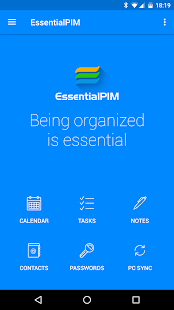 EssentialPIM - Your Organizer Screenshot