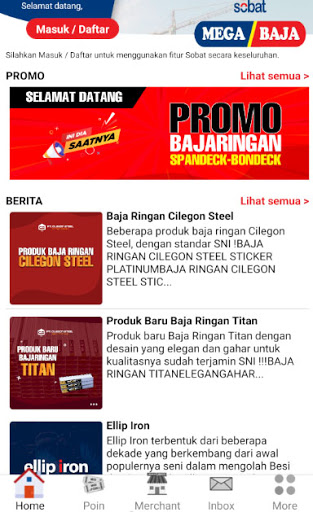 Sobat Mega Baja Screen 2