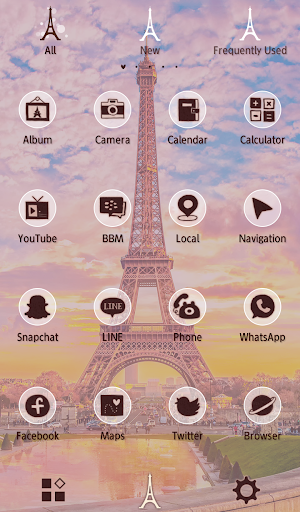 Parisian Twilight Theme Screen 3