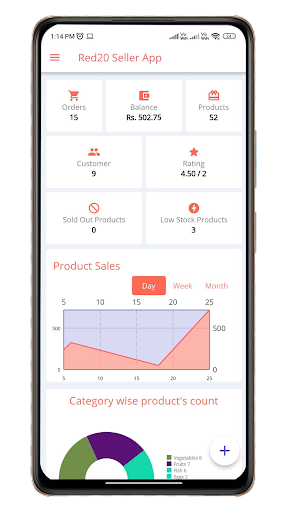 Seller App of Red-20 Screen 2