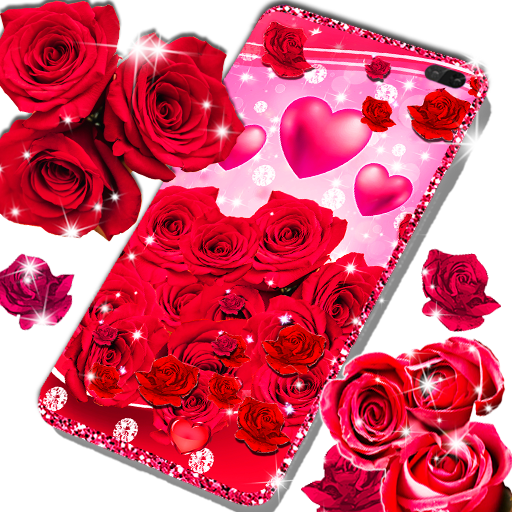 Red Rose Live Wallpaper Apps On