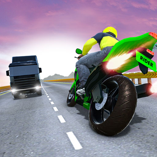 Moto Bike Rider Highway Racing