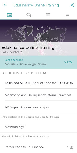 EduFinance Academy Screen 2