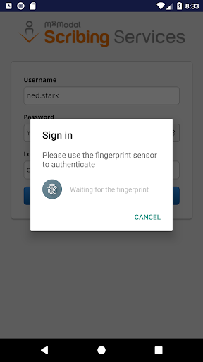 M*Modal Fluency For Scribing Screen 3