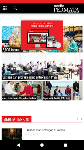 Android application Media Permata Online screenshort