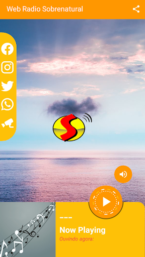 Android application Web Rádio Sobrenatural screenshort