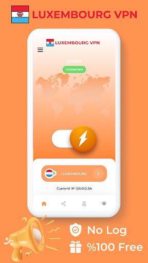 Android application Luxembourg VPN - Private Proxy screenshort