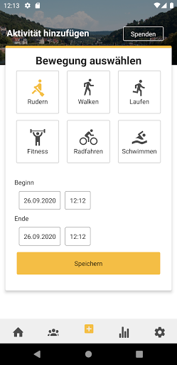 Beweg Dich gegen Krebs Screen 2