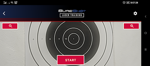 SureShot Laser Training Screen 2