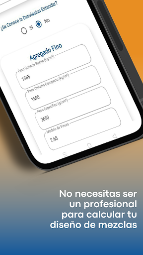 Calculadora de concreto Screen 2