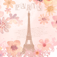 Симпатичные обои Lovely Paris