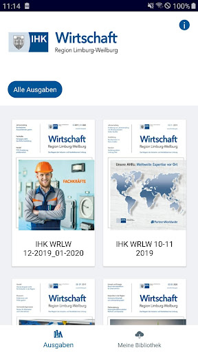 Android application Wirtschaft Region Limburg screenshort