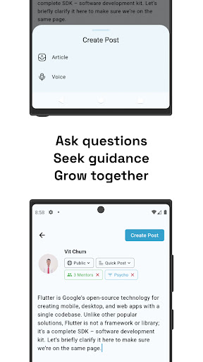 Mentor App Screen 2