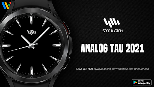 Android application SamWatch Analog Tau 2021 screenshort