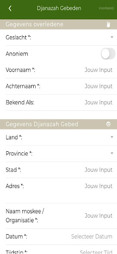 Djanazah gebeden Screen 2