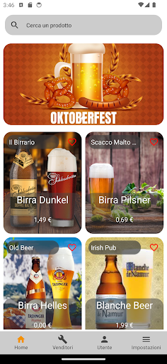 Android application Scacco Malto E-commerce screenshort