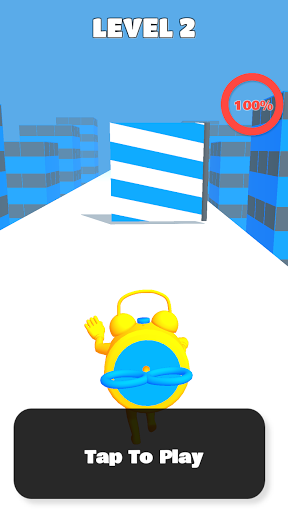 Android application Run Clock - Game screenshort