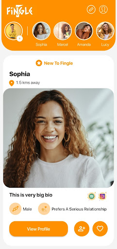 Fingle - Match. Chat. Follow Screen 2