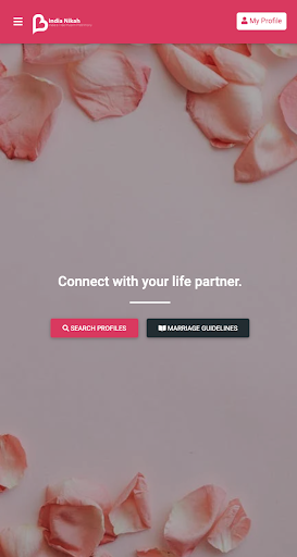 Android application India Nikah screenshort