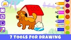 screenshot of Bibi Drawing & Color Kids Game