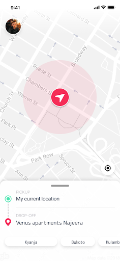 Shofa - Request a driver Screen 3