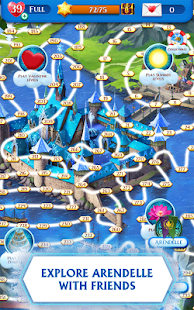 Disney Frozen Free Fall-Frozen Puzzle Gamesをプレイ