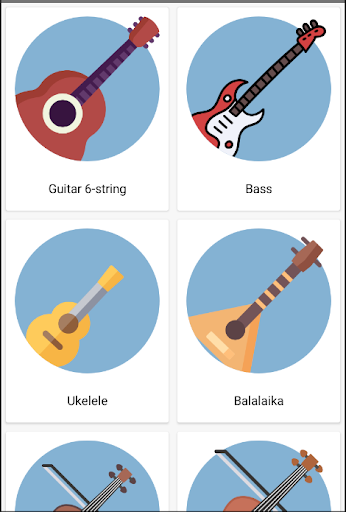 Tuneroid - String instrument t Screen 3