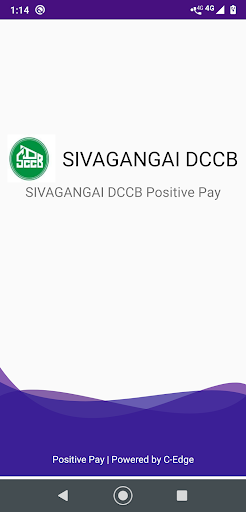 Android application SIVAGANGAI DCCB Positive Pay screenshort