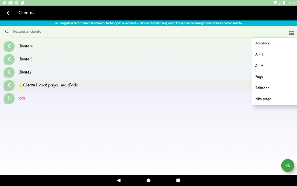 Imágen 20 Deudores control -  clientes android