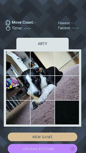 Android application Slide a dog screenshort