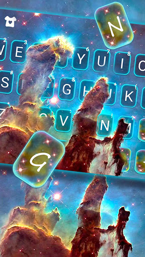 Glitter HD Galaxy Keyboard Bac Screen 2