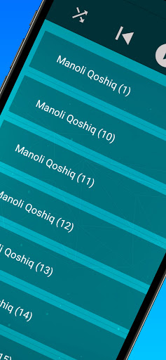 Android application Ma'noli qo'shiqlari matnlari screenshort
