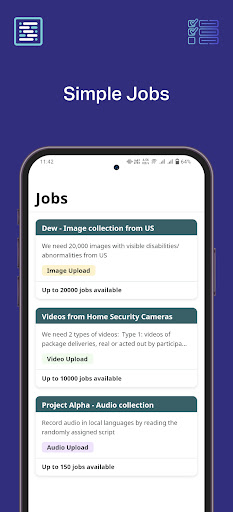 Android application Shaip Work screenshort