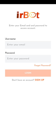 iRBOT Screen 3