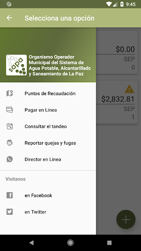 Android application Sapa Movil screenshort