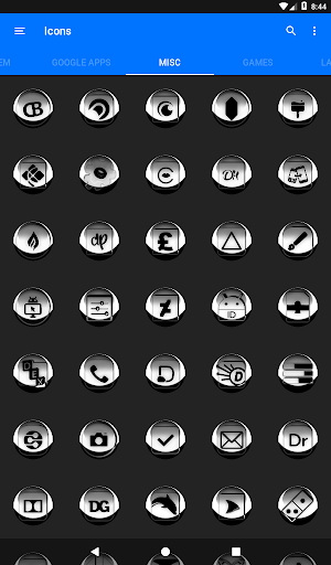 White Icon Pack Style 3 Screenshot