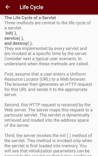 Servlets Java Tutorial Screen 2