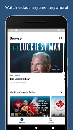 Android application Unveil TV screenshort