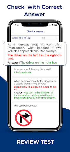 Screenshot of Alaska DMV Permit Practice