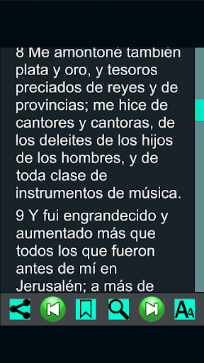 Android application Eclesiastés Bíblicos (Español) screenshort