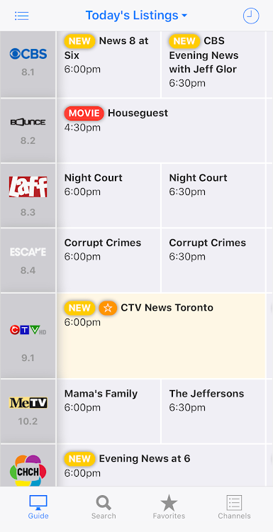 TV Listings Guide Canada - 1.6.0 - (Android)