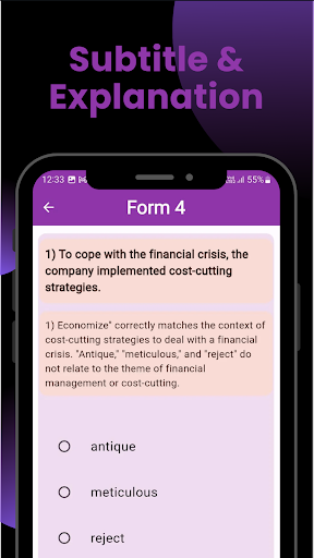 Word Up For TOEIC : Vocab Test Screenshot
