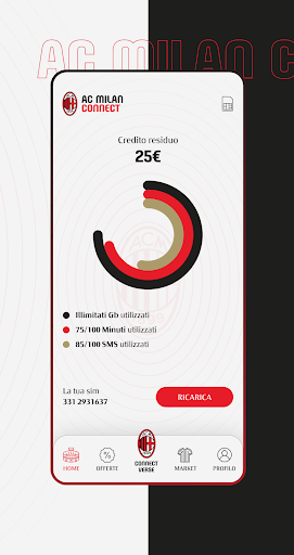 AC Milan Connect Screen 2