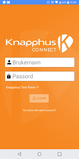 Android application Knapphus Connect screenshort