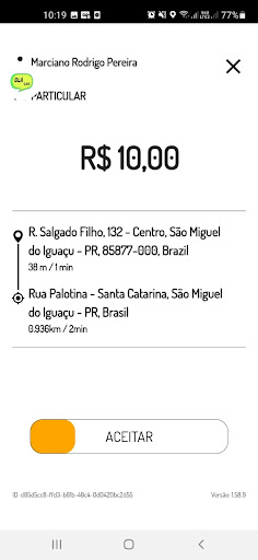 OLÁ CAR Motorista Screen 3
