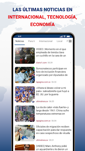 El Salvador Noticias Screen 2