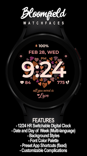 Love Watchface Screen 2