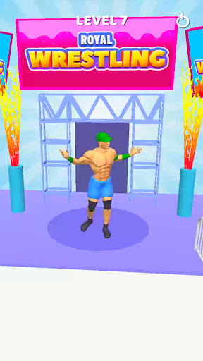 Android application Wrestling Run screenshort